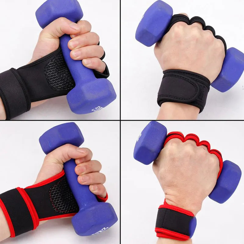 Breathable Weightlifting Gloves With Wrist Support